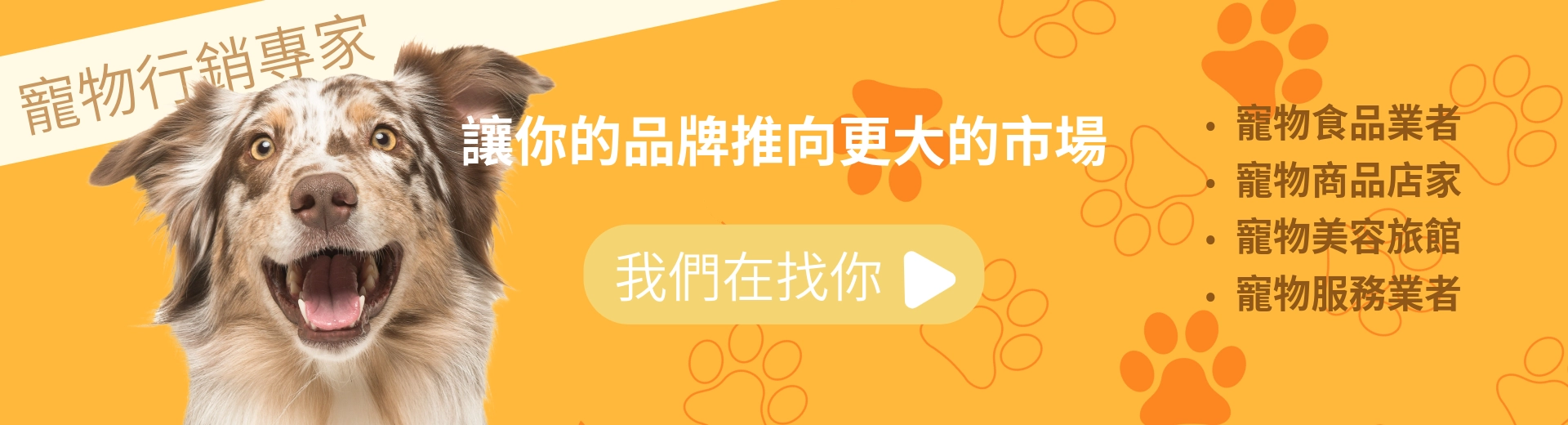 冠強吃喝玩樂寵物行銷專家