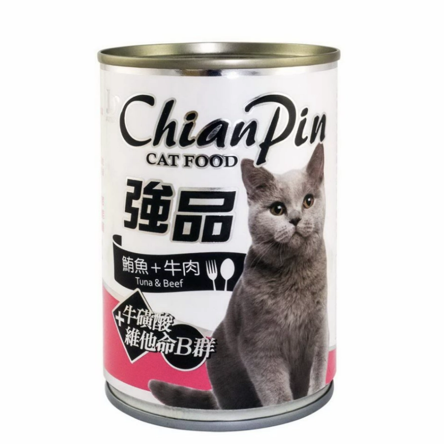 Chian Pin 強品 貓罐 400G-鮪魚+牛肉