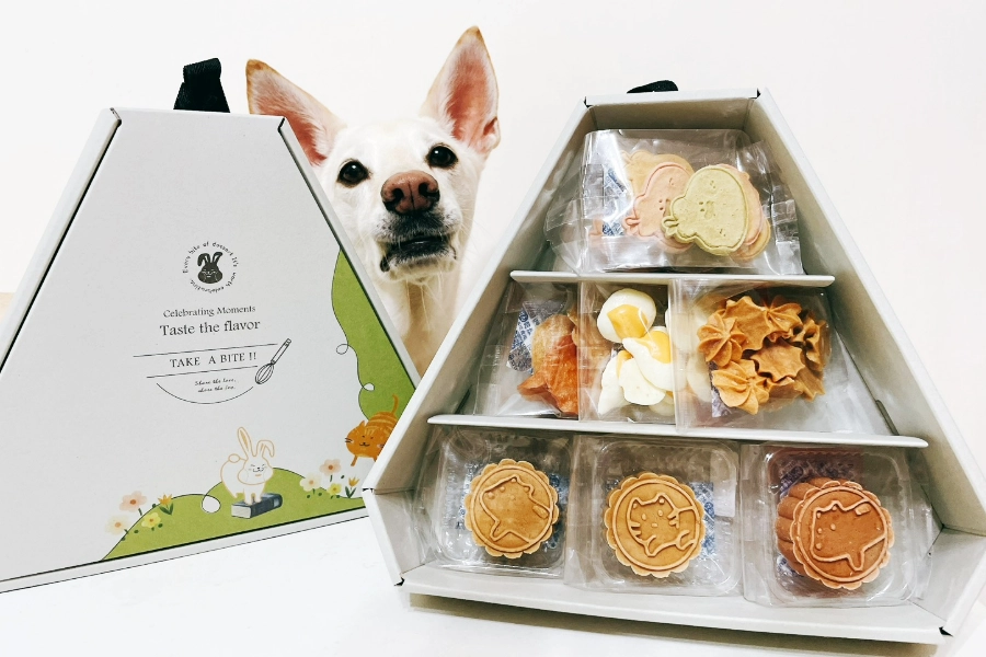 臺灣狗嶼柚點可愛中秋月餅禮盒