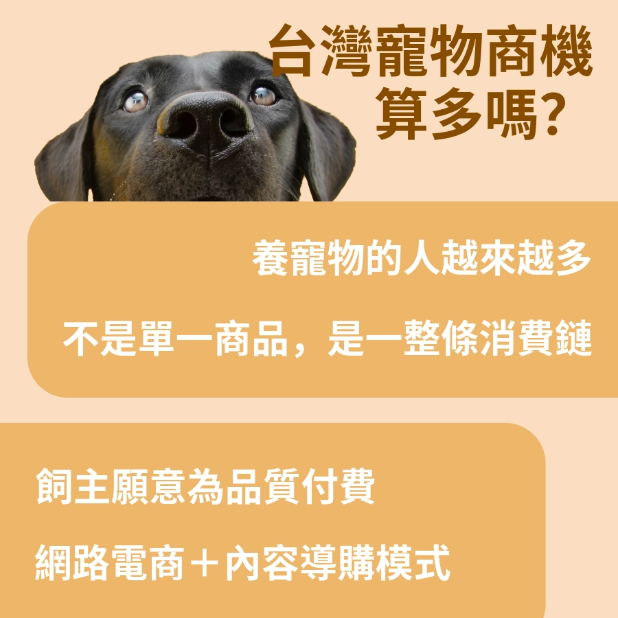 台灣寵物商機算多嗎？