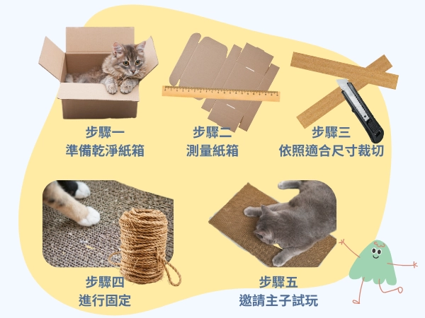 自製貓抓板｜超簡單做法