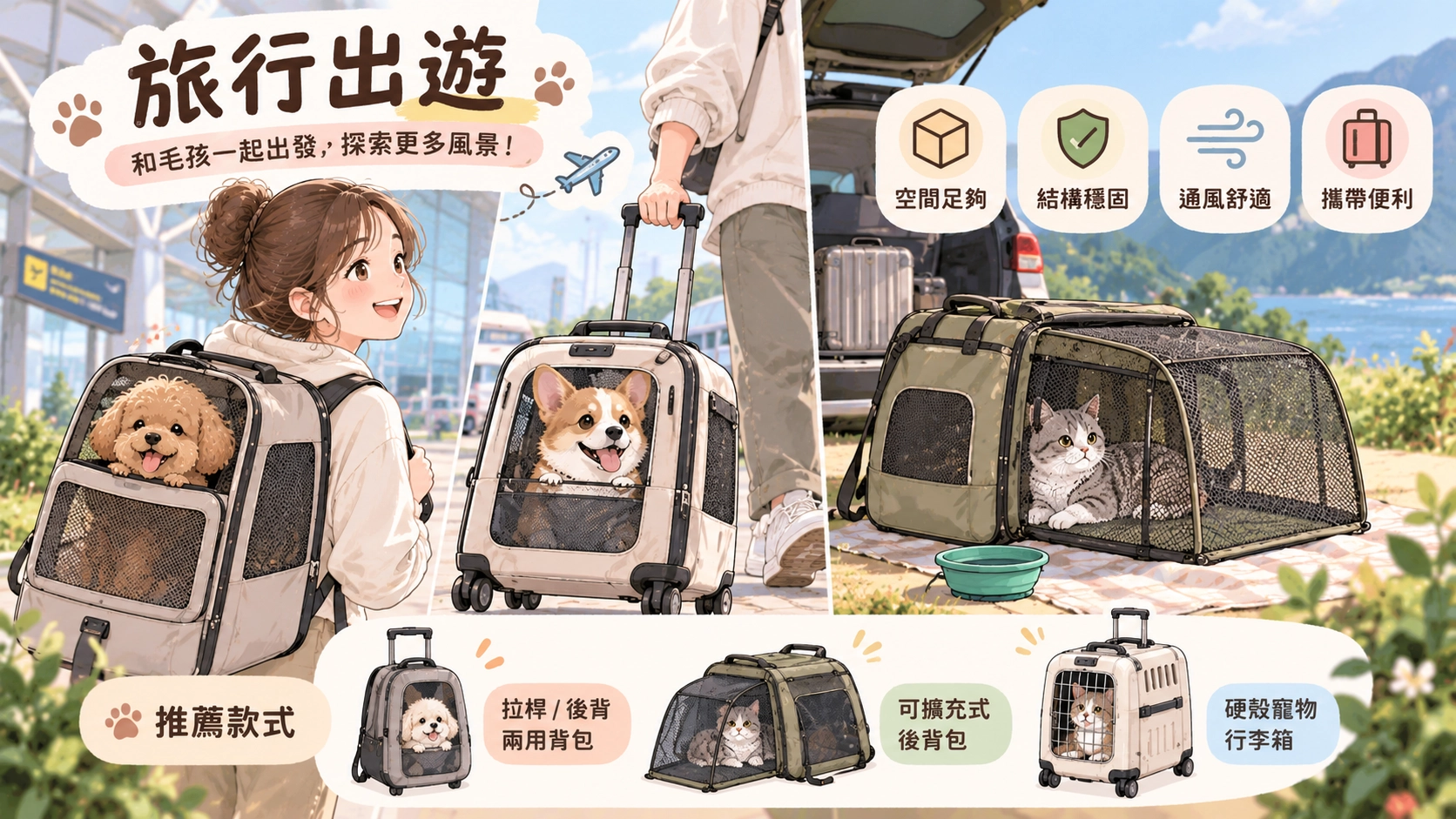 旅行出遊推薦包款／冠強吃喝玩樂
