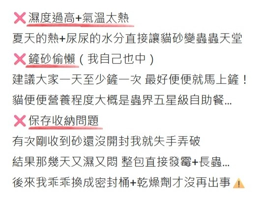Dcard上某網友使用豆腐貓砂的經驗談