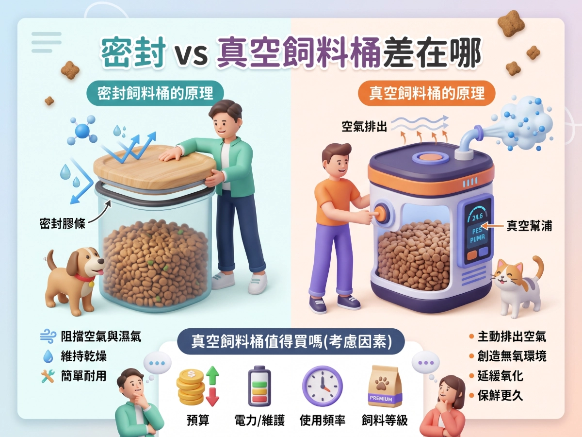 密封 vs 真空飼料桶差在哪