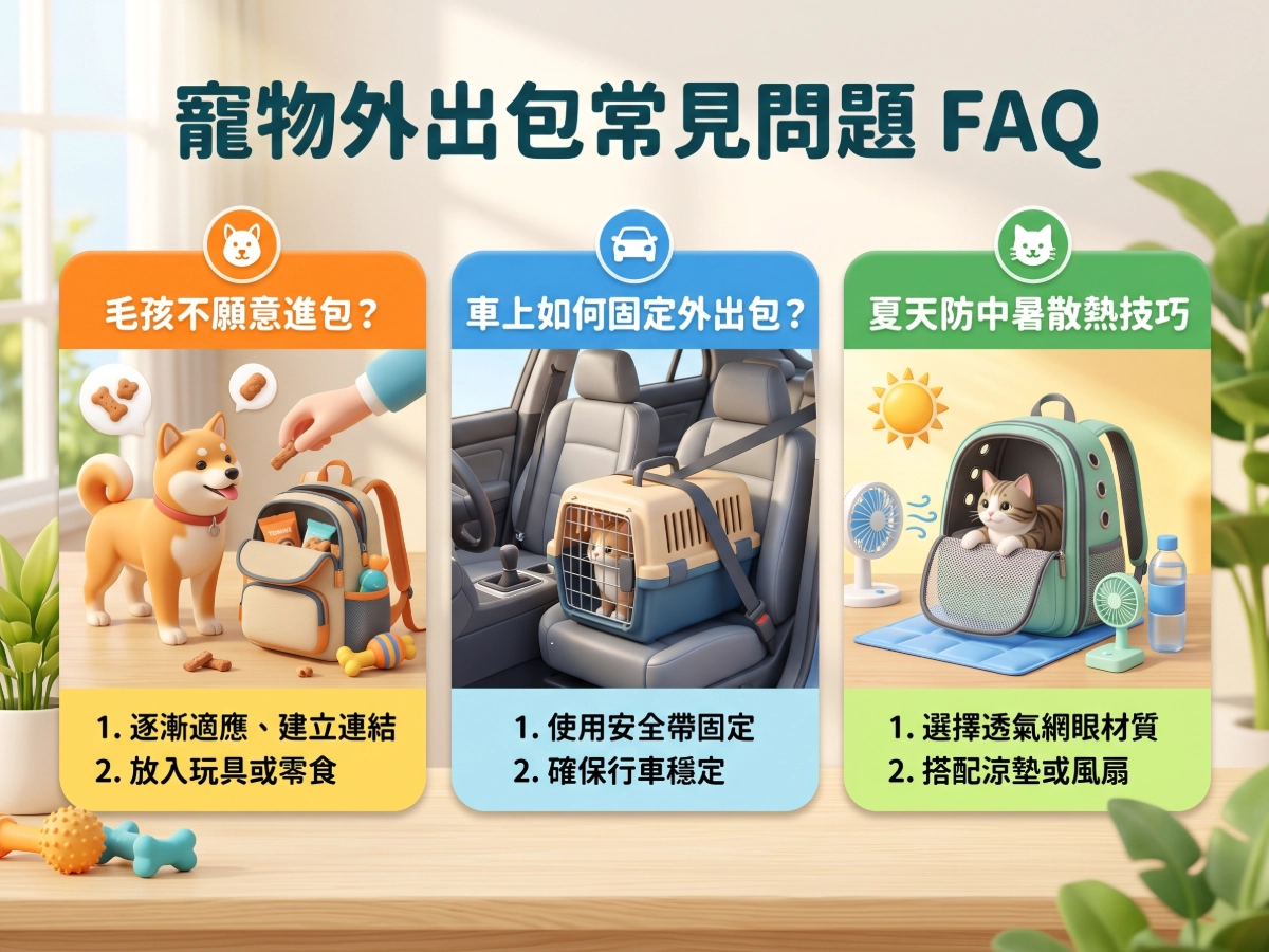 寵物外出包常見問題 FAQ