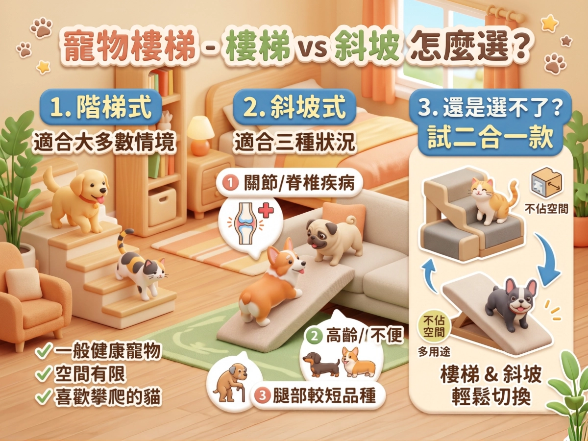 樓梯vs斜坡怎麼選