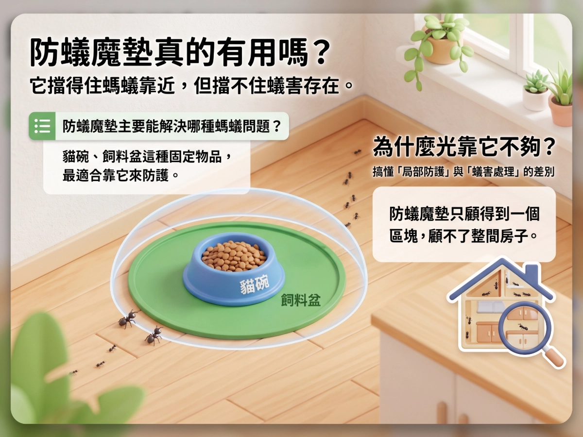 防蟻魔墊真的有用嗎